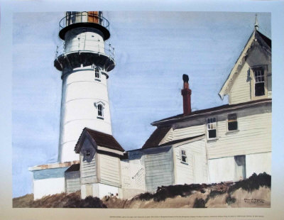 Leuchtturm mit zwei Lichtern Edward Hopper